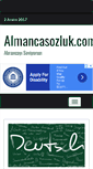 Mobile Screenshot of almancasozluk.com